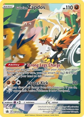 Galarian Zapdos, Sword & Shield Promo Cards