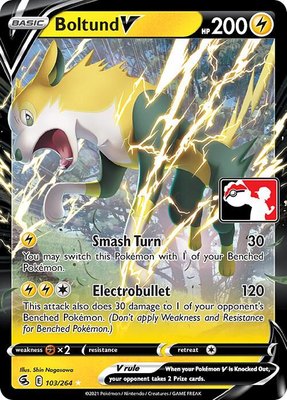 Boltund V, Prize Pack Series Cards