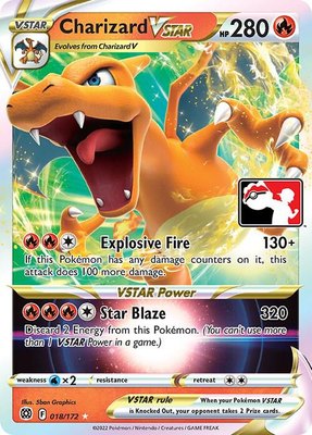 Charizard VSTAR, Prize Pack Series Cards