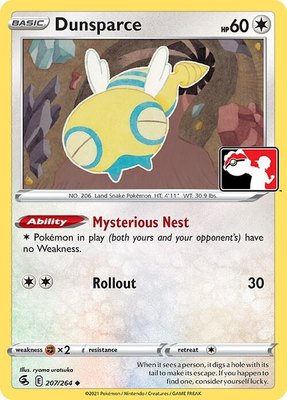 Dunsparce, Prize Pack Series Cards