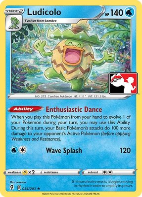 Ludicolo, Prize Pack Series Cards