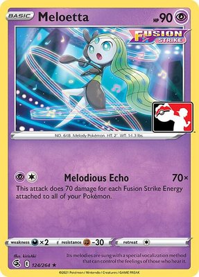 Meloetta, Prize Pack Series Cards