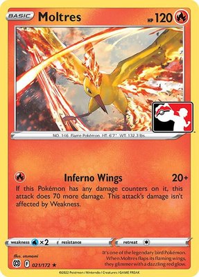 Moltres, Prize Pack Series Cards