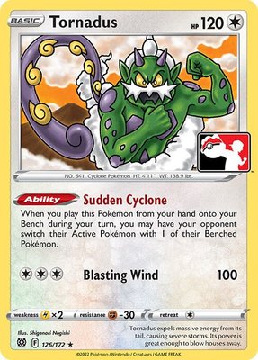 Tornadus, Prize Pack Series Cards