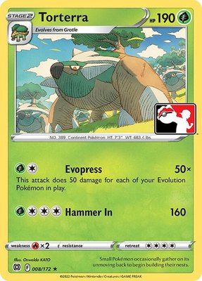 Torterra, Prize Pack Series Cards