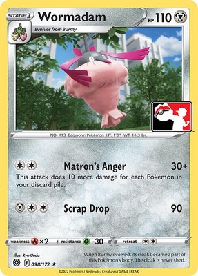 Wormadam, Prize Pack Series Cards