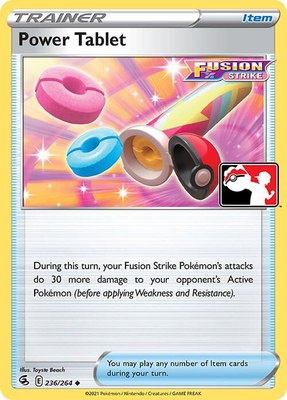 Power Tablet, Prize Pack Series Cards