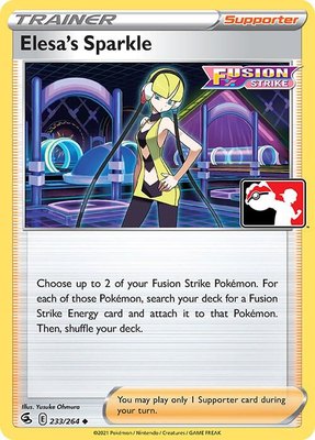 Elesa's Sparkle, Prize Pack Series Cards