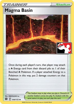 Magma Basin, Prize Pack Series Cards