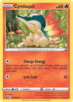 Cyndaquil (Cosmos Holo), Sword & Shield Promo Cards