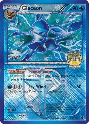 Glaceon (City Championships) [Staff], League & Championship Cards