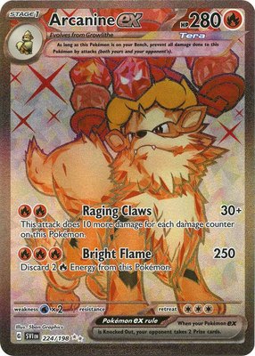 Arcanine ex, Scarlet & Violet Base Set