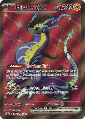 Miraidon ex, Scarlet & Violet Base Set