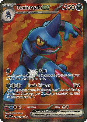 Toxicroak ex, Scarlet & Violet Base Set