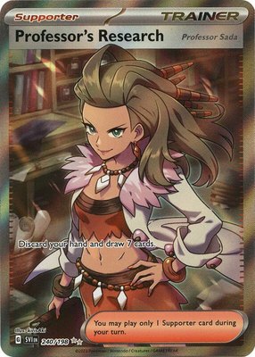 Professor's Research [Professor Sada], Scarlet & Violet Base Set