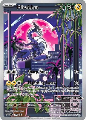 Miraidon (Pokemon Center Exclusive), Scarlet & Violet Promo Cards