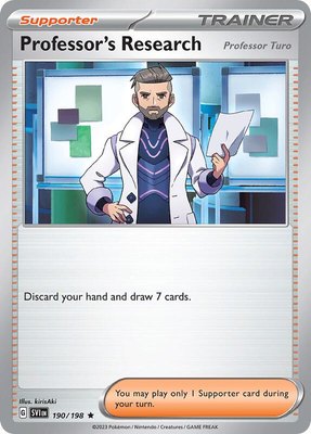 Professor's Research [Professor Turo] (Non-Holo), Deck Exclusives