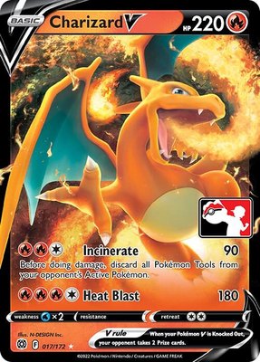 Charizard V, Prize Pack Series Cards