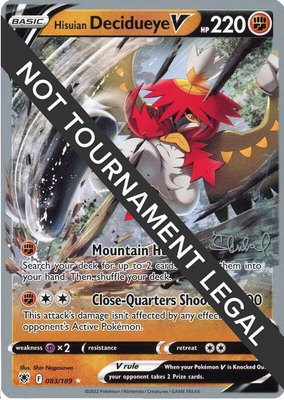 Hisuian Decidueye V (Ondrej Skubal), World Championship Decks