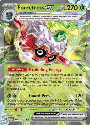 Forretress ex, Paldea Evolved