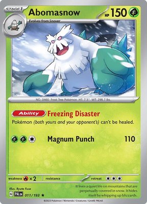 Abomasnow, Paldea Evolved