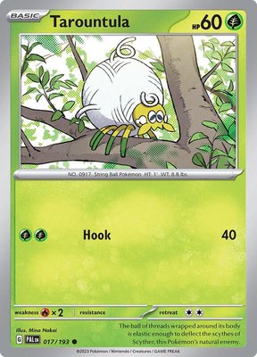 Tarountula, Paldea Evolved