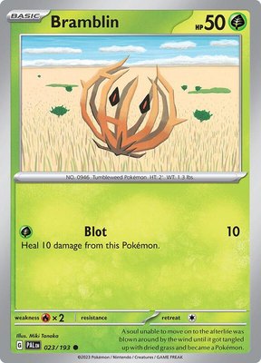 Bramblin, Paldea Evolved