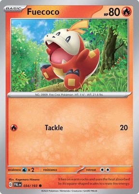 Fuecoco, Paldea Evolved