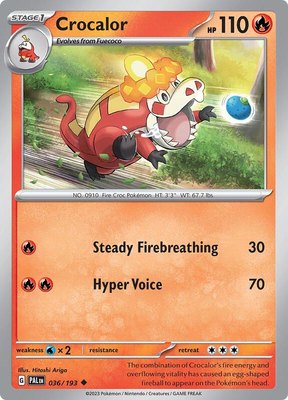 Crocalor, Paldea Evolved