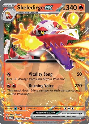 Skeledirge ex, Paldea Evolved