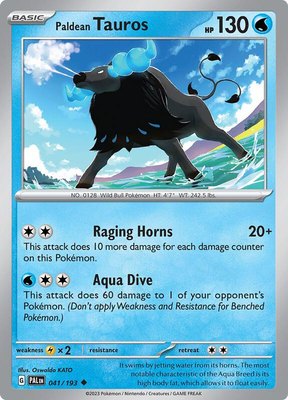 Paldean Tauros, Paldea Evolved