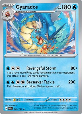 Gyarados, Paldea Evolved