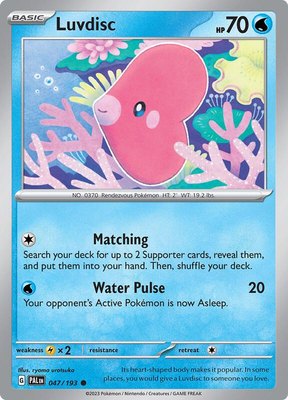 Luvdisc, Paldea Evolved