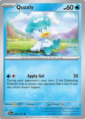 Quaxly, Paldea Evolved