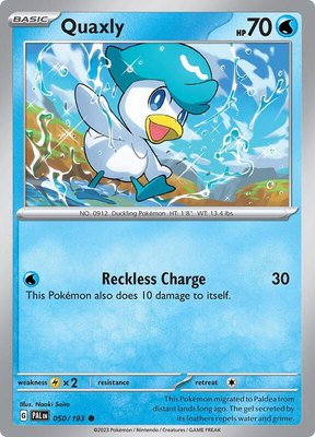 Quaxly, Paldea Evolved
