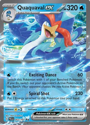 Quaquaval ex, Paldea Evolved
