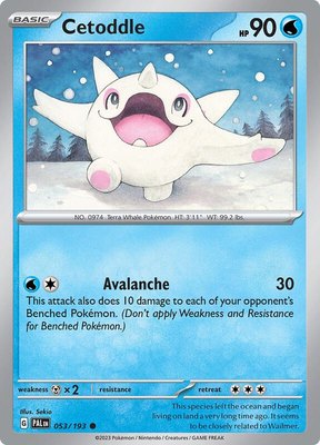 Cetoddle, Paldea Evolved