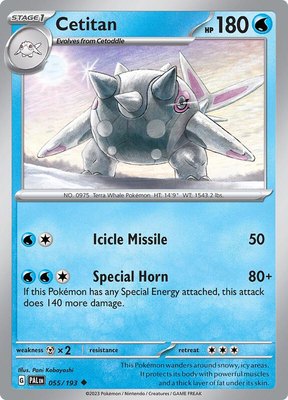 Cetitan, Paldea Evolved