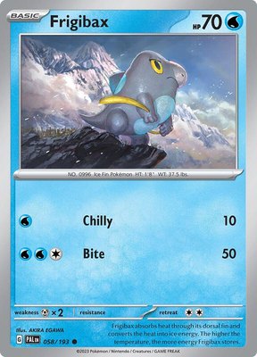 Frigibax, Paldea Evolved