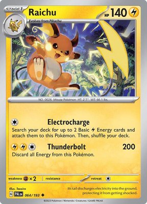 Raichu, Paldea Evolved