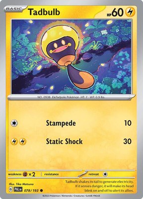 Tadbulb, Paldea Evolved