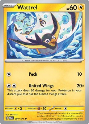 Wattrel, Paldea Evolved