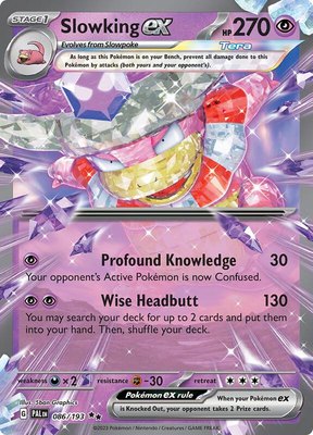 Slowking ex, Paldea Evolved