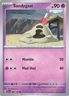 Sandygast, Paldea Evolved