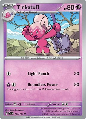 Tinkatuff, Paldea Evolved