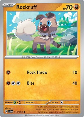 Rockruff, Paldea Evolved