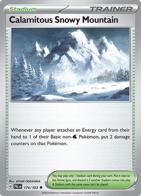 Calamitous Snowy Mountain, Paldea Evolved