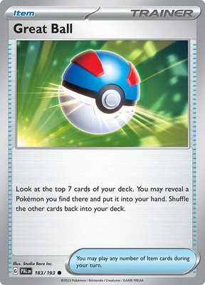 Great Ball, Paldea Evolved