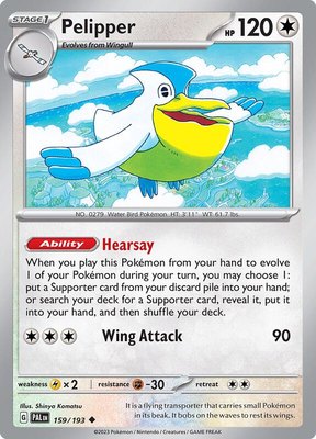 Pelipper, Paldea Evolved