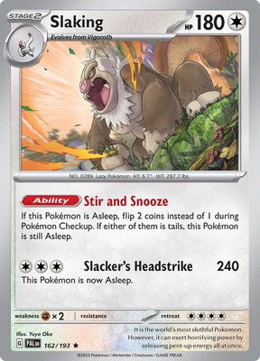 Slaking, Paldea Evolved
